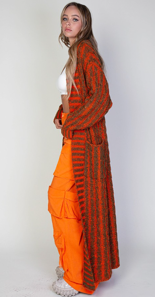 Hold Me Close Cable Knit Duster