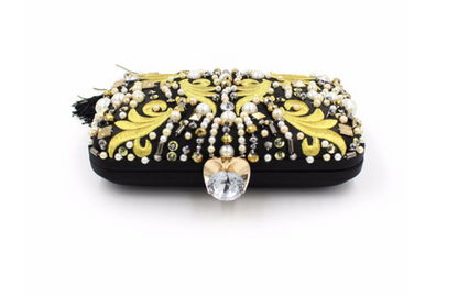 Diamonds and Pearls Luxe Evening Clutch