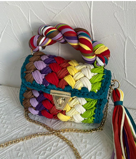 Braided Bouquet Handbag (Handmade)